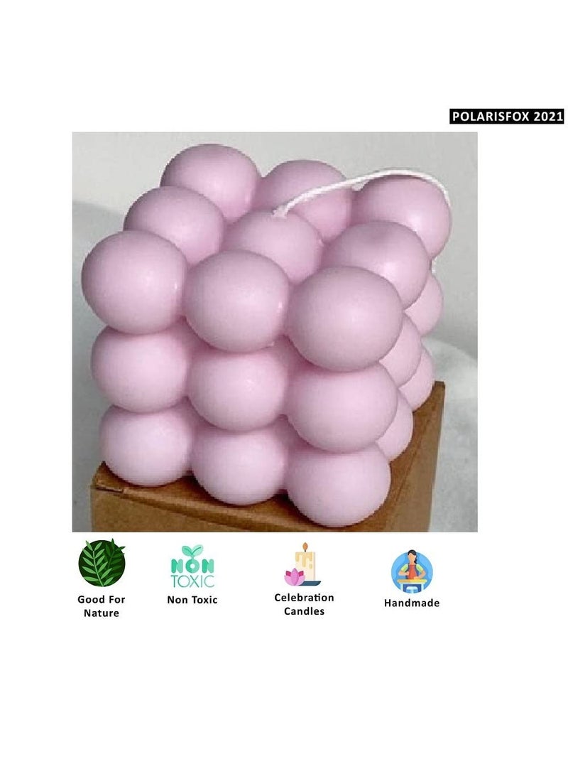 Polaris Fox POLARIS FOX Scented Bubble Candle in Purple Color 140GM 65 65 65 cm  - Image 5