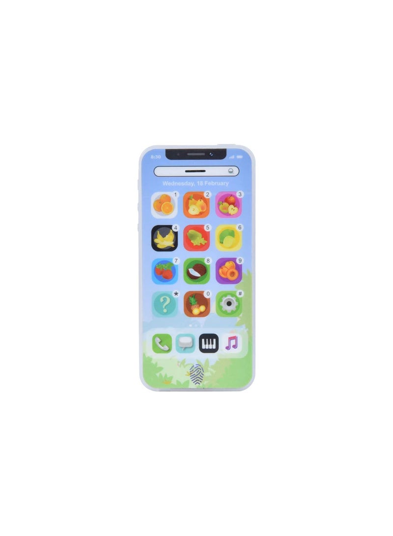 GGOOT Simulated Mobile Phone, Plastic Kids Children Touch Screen Phone Educational Cellphone Music English Learning Toy for Toddlers Boys and Girls 1 Year Olds + - Image 1