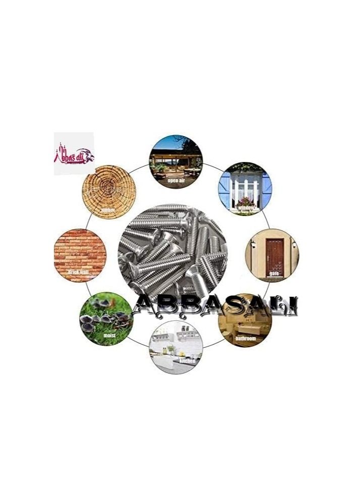 ABBASALI Stainless Steel Flat and Countersunk Head Cross Electromechanical Screws - Image 2