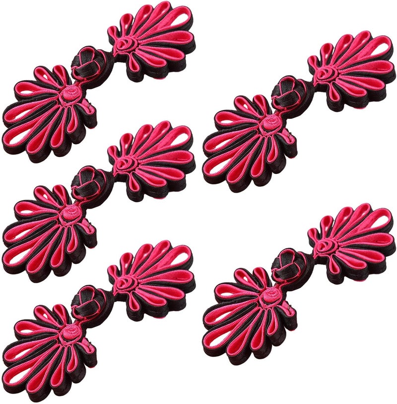 5 Pair Chinese Knots Button Cheongsam Closures Sewing Fasteners Cheongsam - Image 1