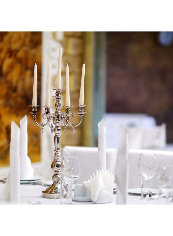 Rambue 10" Ivory Taper Candles - 8 Pack Classic Ivory Candlesticks - Dripless Cream Tapered Candlesticks for Weddings, Dinner Candles, and Home Decor - 8 Hours Burn Time - Image 3