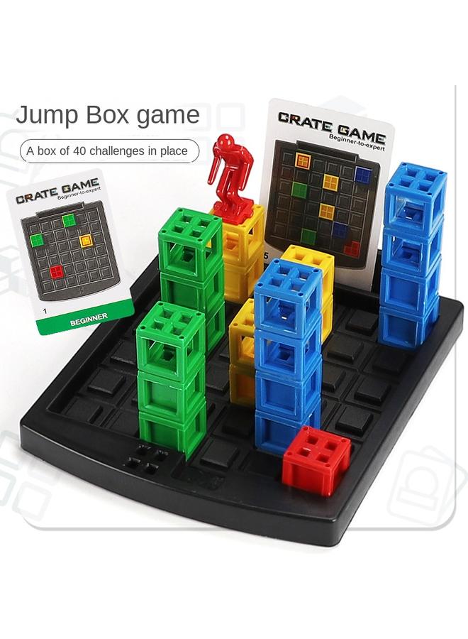 Bluejw Children's Board Game Card Logical Thinking Game Chess Stereo Jumping Box Parent-Child Interactive Leisure Early Education Educational Toys - Image 2