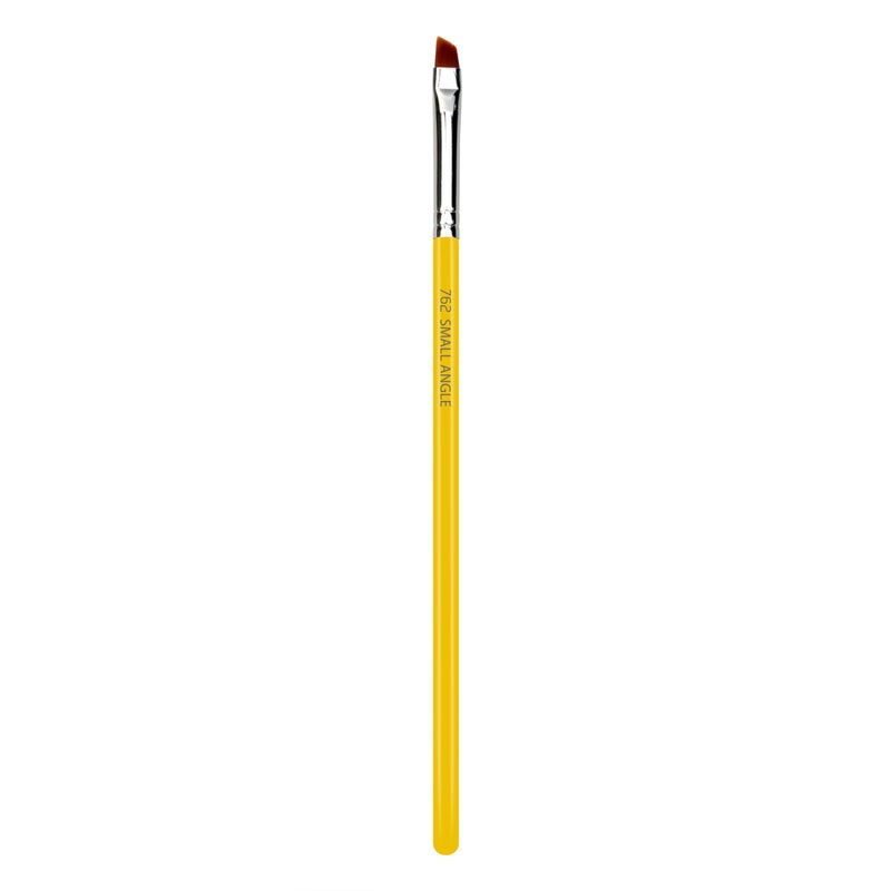 Bdellium Tools Professional Makeup Brush - Studio Series 762 Small Angle - With Soft Synthetic Fibers, For Shaping & Filling Eyebrows (Yellow, 1pc) - Image 3