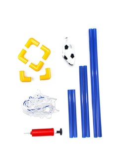 Arabest 2 In1 Mini Hockey Soccer Set with Mini Goal Net, Hockey Stick, Hockey, Football, Hockey and Ball Pump Mini Soccer Goal Set for Kids Gift Indoor Outdoor Backyard Soccer Games  - Image 3