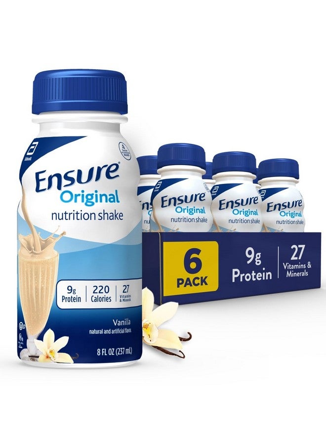 Ensure Original Vanilla Nutrition Shake | Meal Replacement Shake | 6 Pack  - Image 1