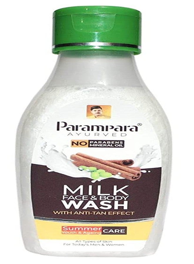Parampara Ayurved Combo Pack | Anti-Dandruff Shampoo | Kesh Purna Hair Spa & Milk Face & Body Wash | Hair & Skin Care for Nourishment Damage Repair & Deep Conditioning | 100ml Each | Pack of 3 | 300ml - Image 5
