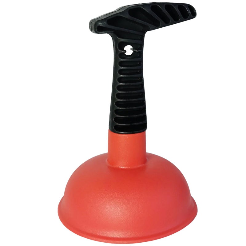 Dokpod Mini Sink & Drain Plunger with Short Handle - Heavy-Duty Rubber Cup & Ergonomic Grip for Powerful Suction, Unclog Slow Drains in Sinks, Tubs, Showers, Bathrooms, Kitchens, Compact, Space-Saving Design - Image 1
