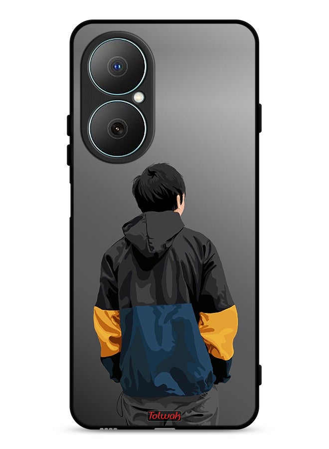 Tolwak Huawei Nova Y73 Protective Case Cover Boy Portrait Art
