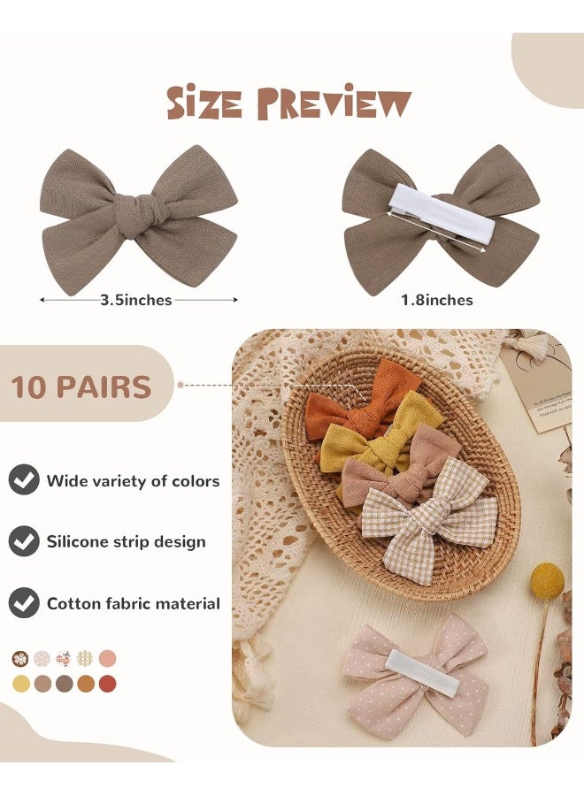 Jollybows 20 PCS Baby Girls Hair Clips Set Hair Bows Barrettes Handmade Accessories Alligator Clip for Babies Infant Toddlers Little Kids Teens - Image 2