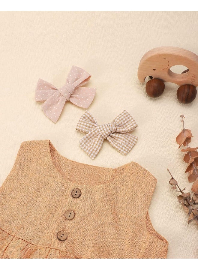 Jollybows 20 PCS Baby Girls Hair Clips Set Hair Bows Barrettes Handmade Accessories Alligator Clip for Babies Infant Toddlers Little Kids Teens - Image 3