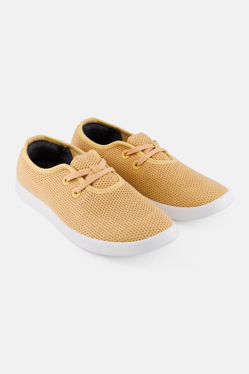 Allbirds Women Lace Up Casual Shoes, Peach - Image 1