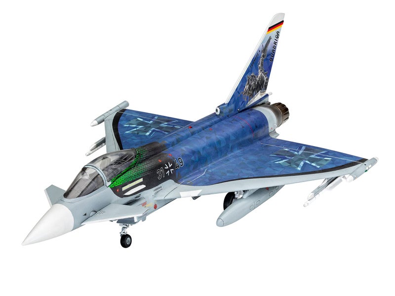 Revell 03843 Eurofighter "Luftwaffe 2020 Quadriga" 1:72 Scale Unbuilt/Unpainted Plastic Model Kit - Image 2