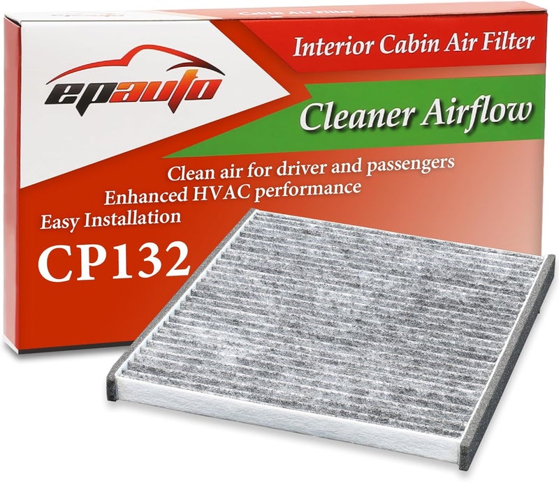 EPAuto CP132 (CF10132) Cabin Air Filter with Activated Carbon, Replacement for Toyota Camry, Sienna, Avalon, Solara; Lexus RX350, GX470, RX330, RX400h, ES300, ES330 - Fits Select Models 2000-2010 - Image 1