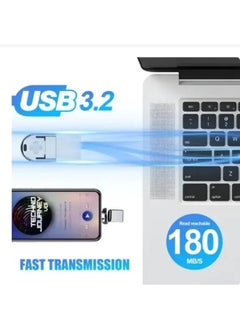 Generic Brand High-speed Waterproof Usb Flash Drive C- Type Pendrive 2tb 1tb Otg Usb Memory Stick Ipx6 Compatible-Color:Ivory White-Capacity:1t  - Image 4