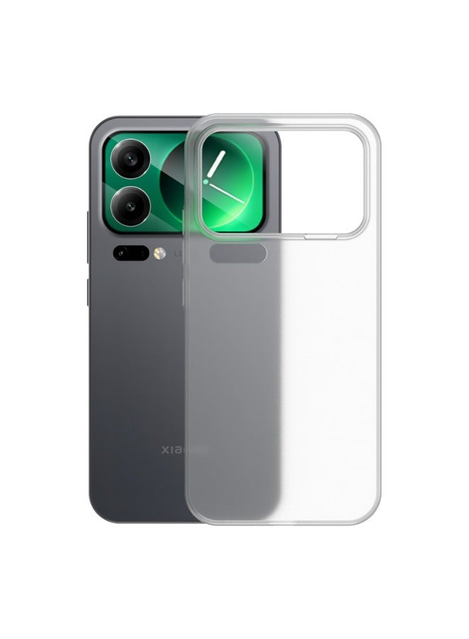 عام غطاء مناسب لشاومي 17 برو، غلاف TPU شفاف، رفيع وخفيف الوزن، مضاد للاصفرار، مقاوم للخدوش ومتين، غلاف هاتف محمول. - Image 1