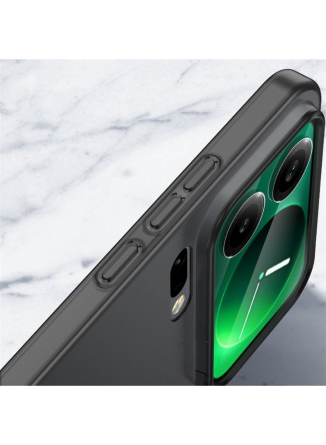 عام غطاء مناسب لشاومي 17 برو، غلاف TPU شفاف، رفيع وخفيف الوزن، مضاد للاصفرار، مقاوم للخدوش ومتين، غلاف هاتف محمول. - Image 3