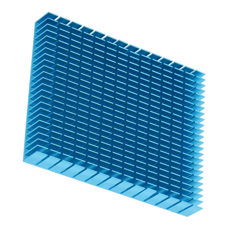 Heat Sink 1PC Blue Durable Aluminium Quick Cooling Aluminium Cooler - Smart Design PCB Heatsink for CPU Amplifier PCB Electronic Component Cooling - Image 2