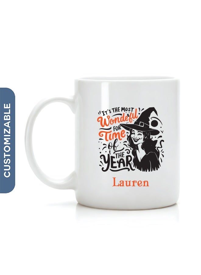 Share the Love Personalised Halloween Coffee Mug - Most Wonderful Time of The Year 