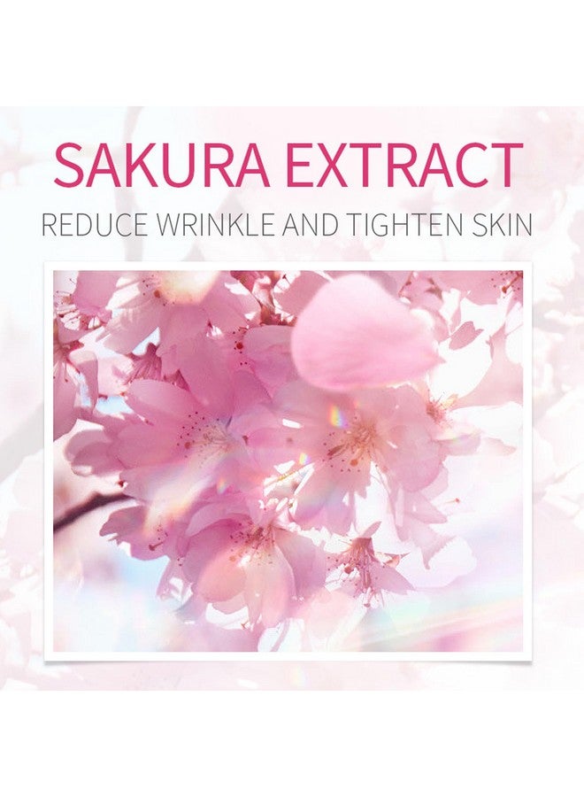 Rosarden Sakura Face Care Set For Women 17Pcs Moisturizing Skin Care Set Include Sakura Cream Cleanser Serum Toner Eye Cream Lip Mask Mud Mask Sleeping Mask Skin Care Routine For Daily Beauty Care - Image 4