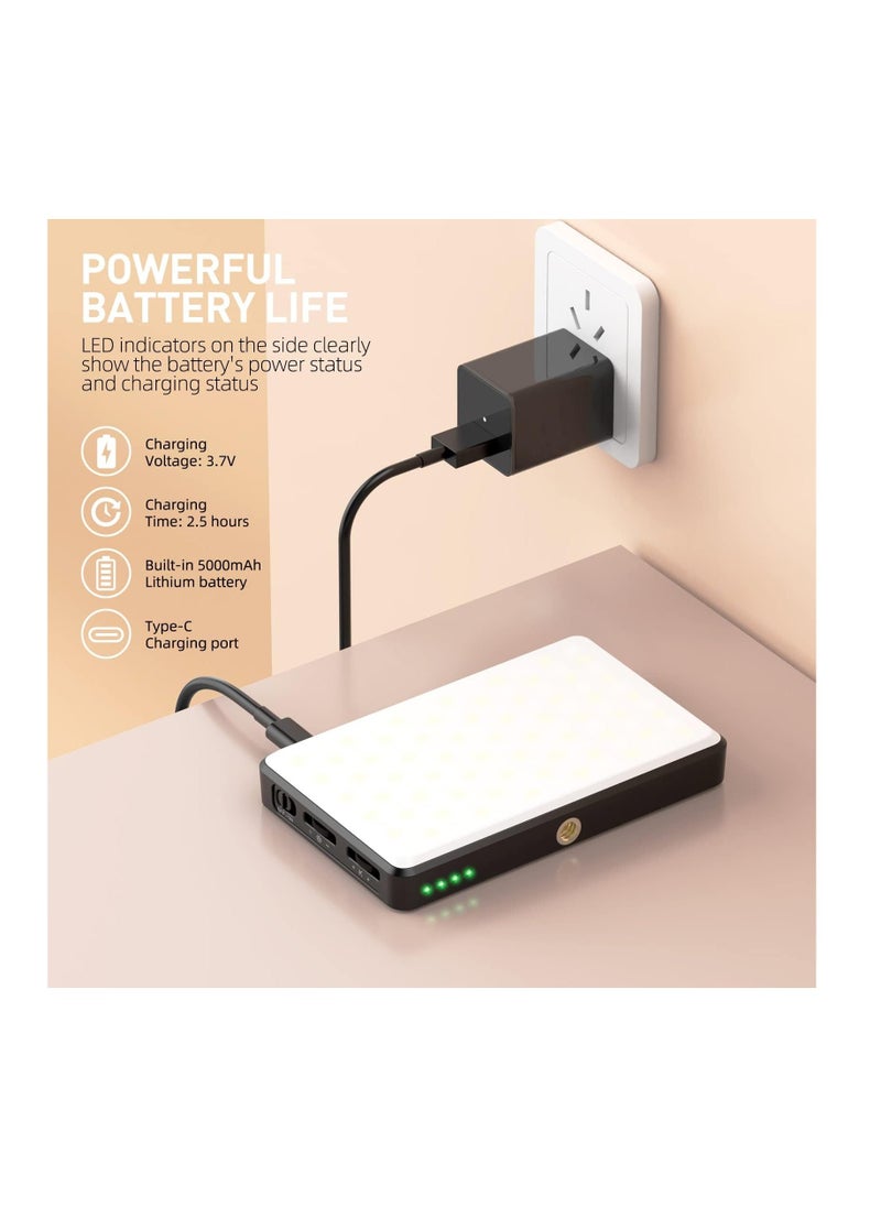 Anmi 120 LED Phone Light, Selfie Light,Adjusted 3 Light Modes, for Phone, Camera, Laptop, iPad - Image 5