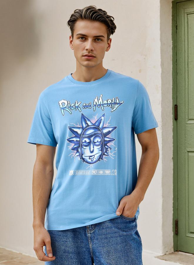 SP Characters Rick and Morty Print Regular Fit T-shirt - Image 1