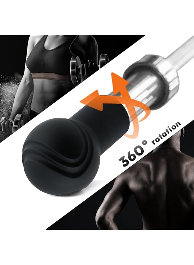 Landmine Attachment For Barbell, Turn Any Surface Into A Barbell Landmine Exercise - Press, Row, Spin, Split Squats, Natural Rubber Barbell Landmine Attachments, Fits 2'' Olympics Bars (Black) - Image 5