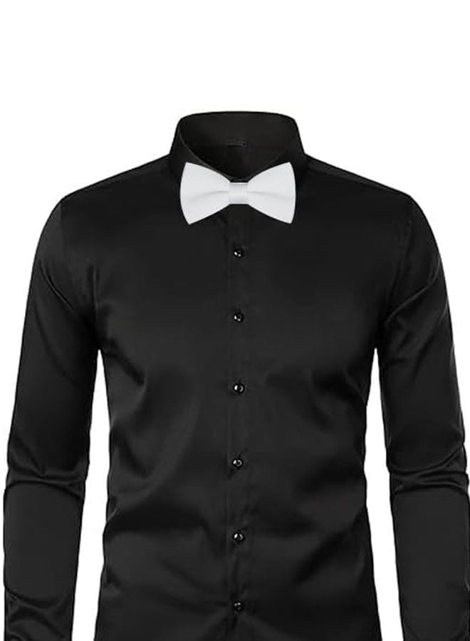 HAWAWA 6 Pack Men's Pre-Tied Bow Ties Tuxedo Bowtie Adjustable Classic Formal Neck Bowtie for Wedding Party - Image 5