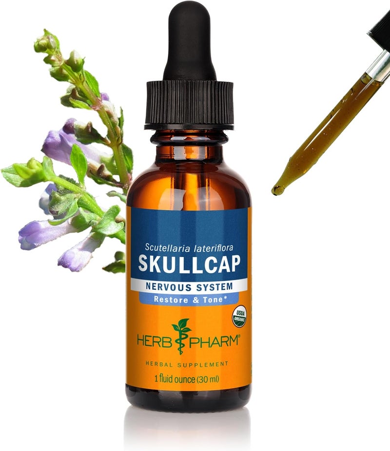 Herb Pharm, Skullcap, Alcohol-Free, 1 fl oz (30 ml) - Image 1