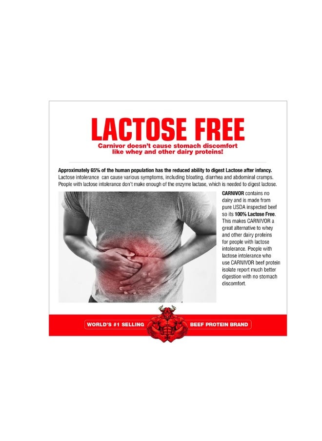 MUSCLEMEDS - Carnivor Mass Anabolic Beef Protein Gainer Strawberry Flavor 14 Servings. - Image 1