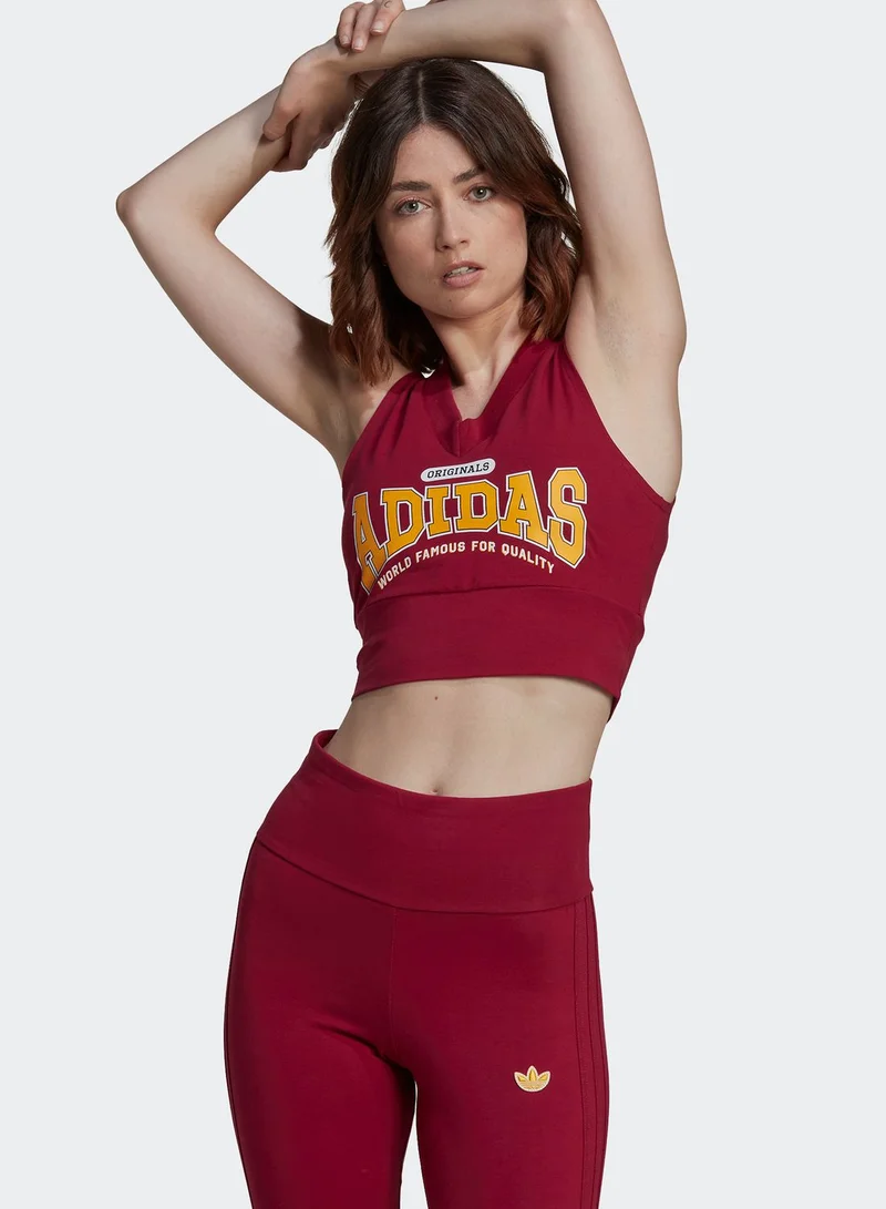 adidas Originals Cropped Bodycon Top