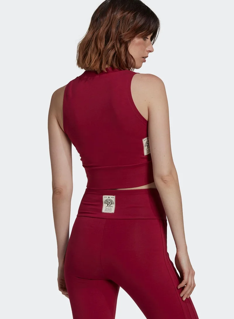adidas Originals Cropped Bodycon Top