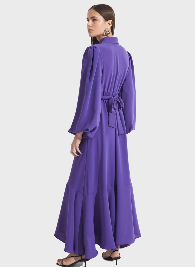 JUNE Bishop Sleeve Dress