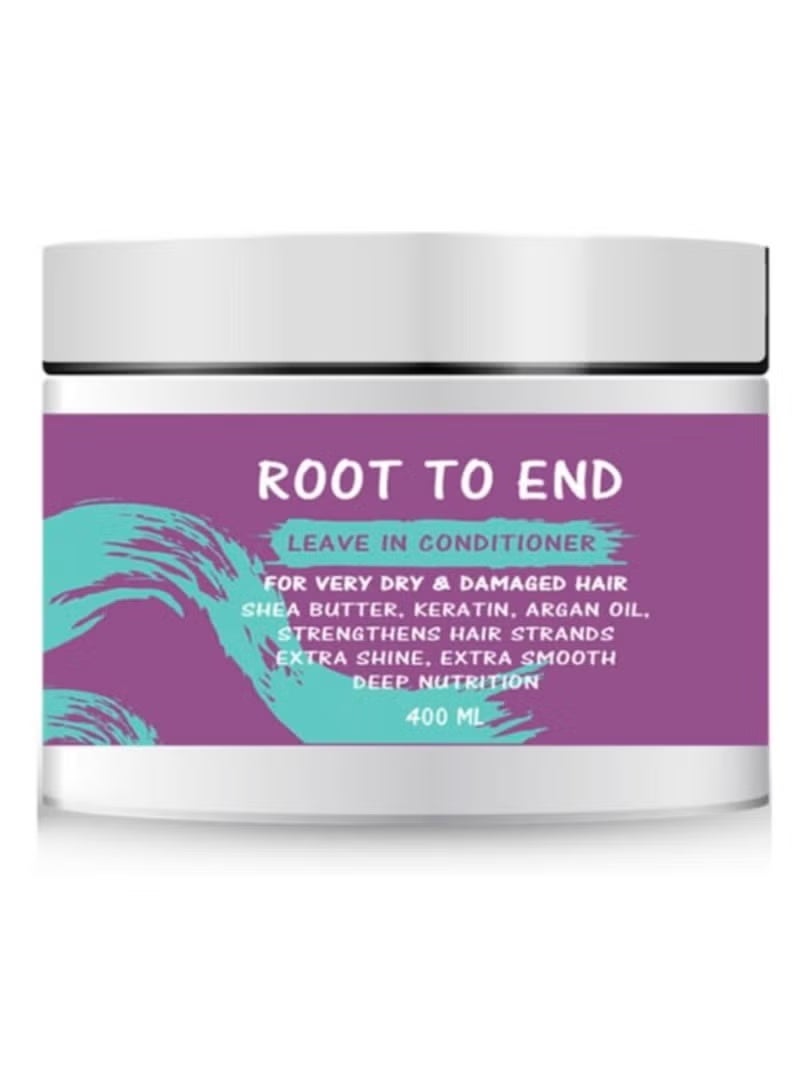 رووت تو إند بلسم يترك على الشعر الجاف والتالف 400 مل من روود تو أند
