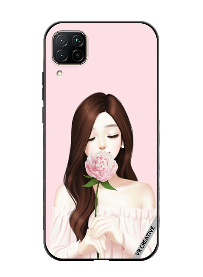 VR CREATIVE Protective Case Cover For Huawei Nova 7i/P40 Lite Rosy Design Multicolour - Image 1