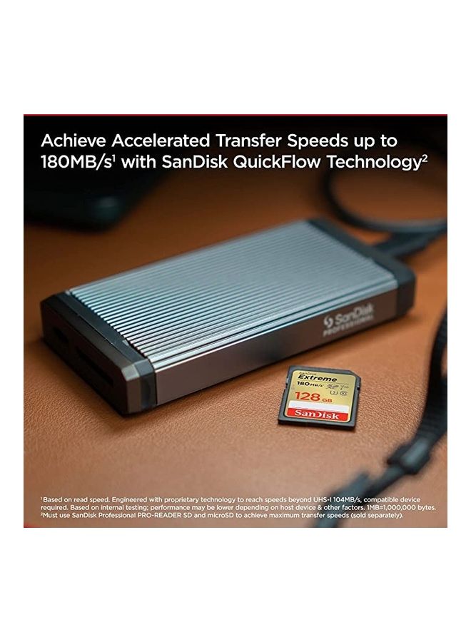 Extreme SD UHS I Card for 4K Video for DSLR and Mirrorless Cameras 180MB/s Read  90MB/s Write 128 GB SDSDXVA-128G-GNCIN - Image 2