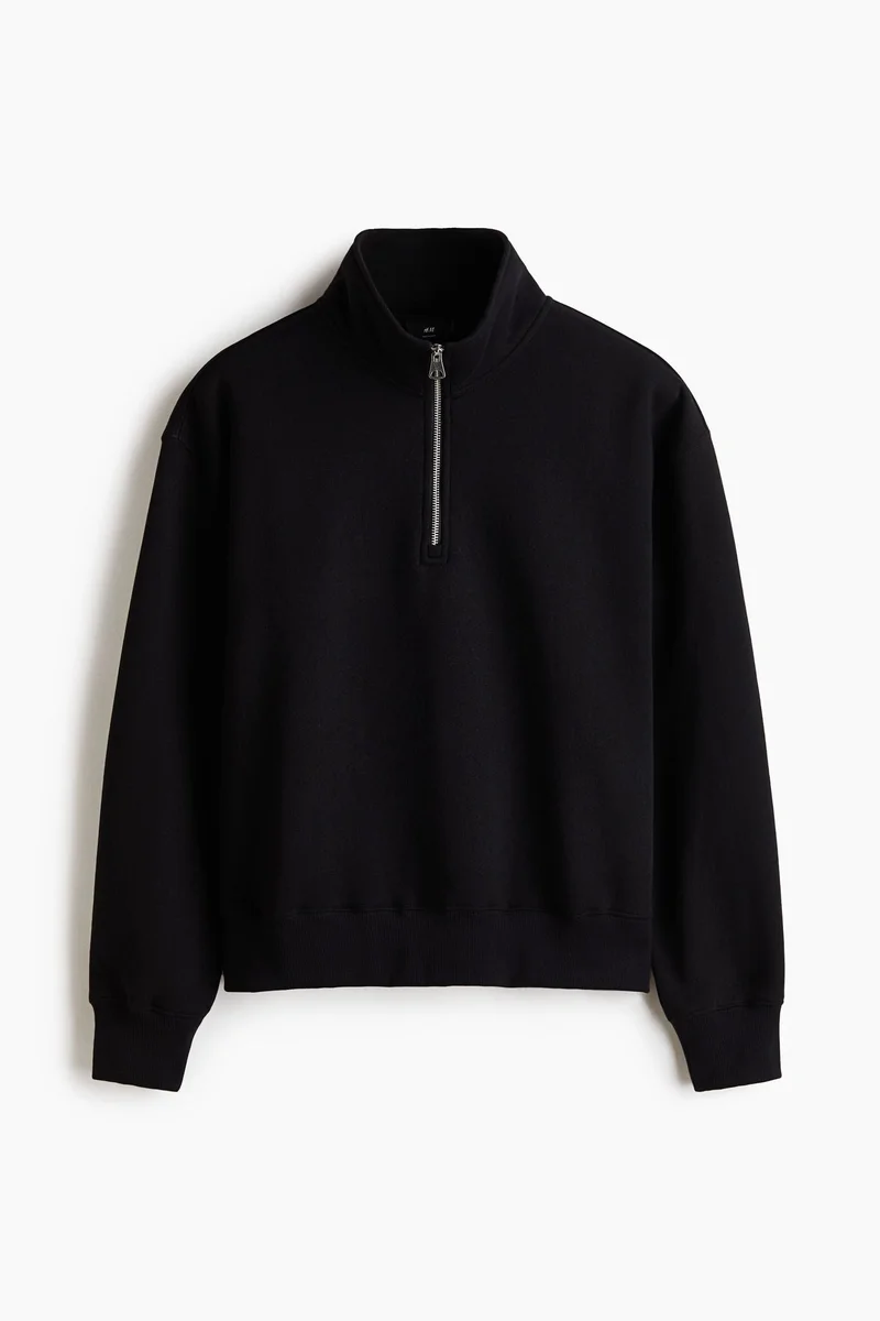 H&M  Relaxed Fit Zip-top sweatshirt for Men | Best Price UAE