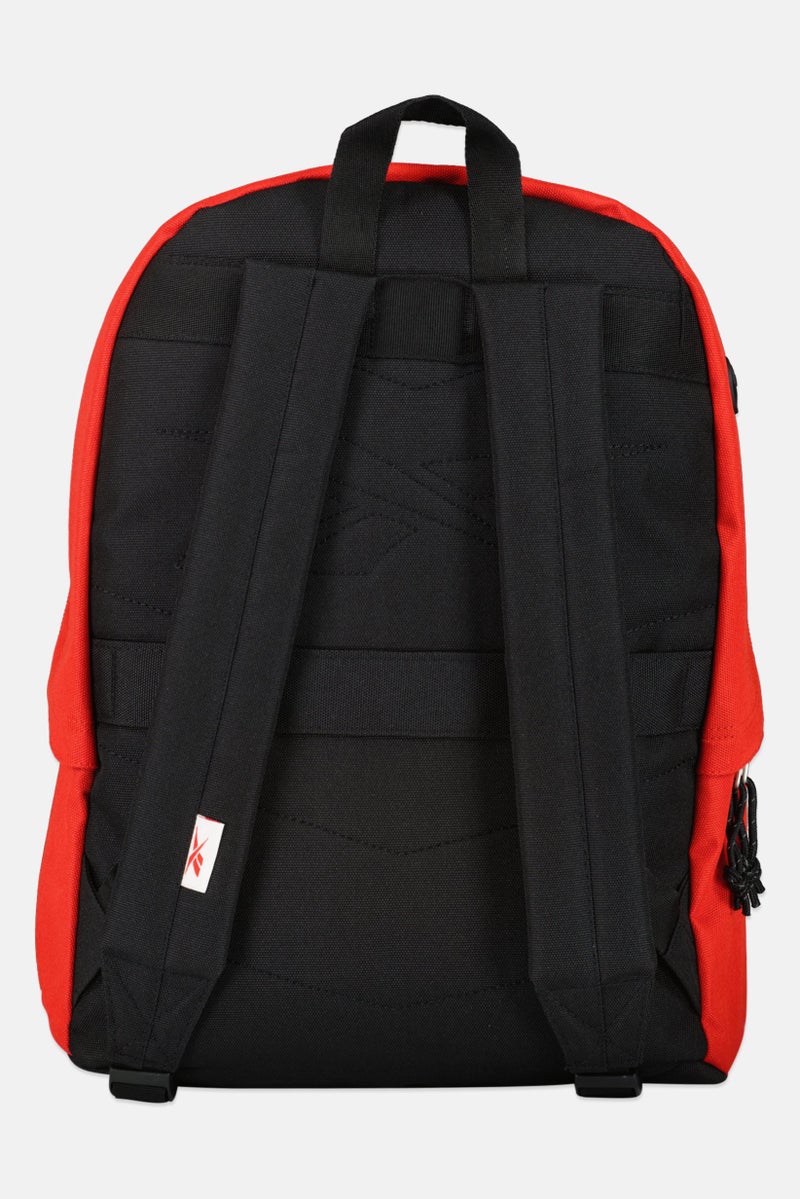 Reebok Men Embroidered Logo Backpack, Red  - Image 2