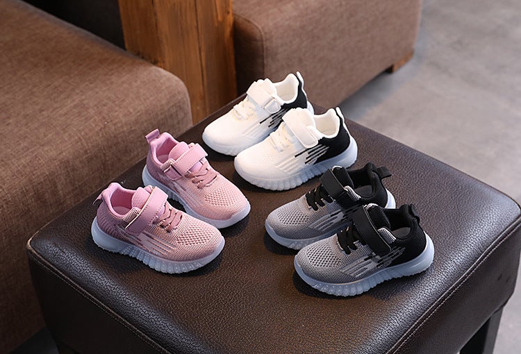 Mesh Sneakers Lightweight Flexible Sole Walking Shoes For Kids Indoor And Outdoor Activities - Image 4