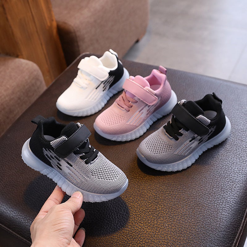 Mesh Sneakers Lightweight Flexible Sole Walking Shoes For Kids Indoor And Outdoor Activities - Image 2