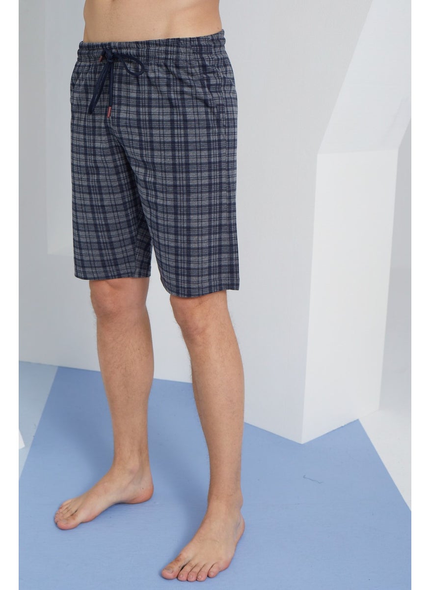 KLY Plaid Thin Single Bottom Comfortable Combed Cotton Shorts 100% Cotton 