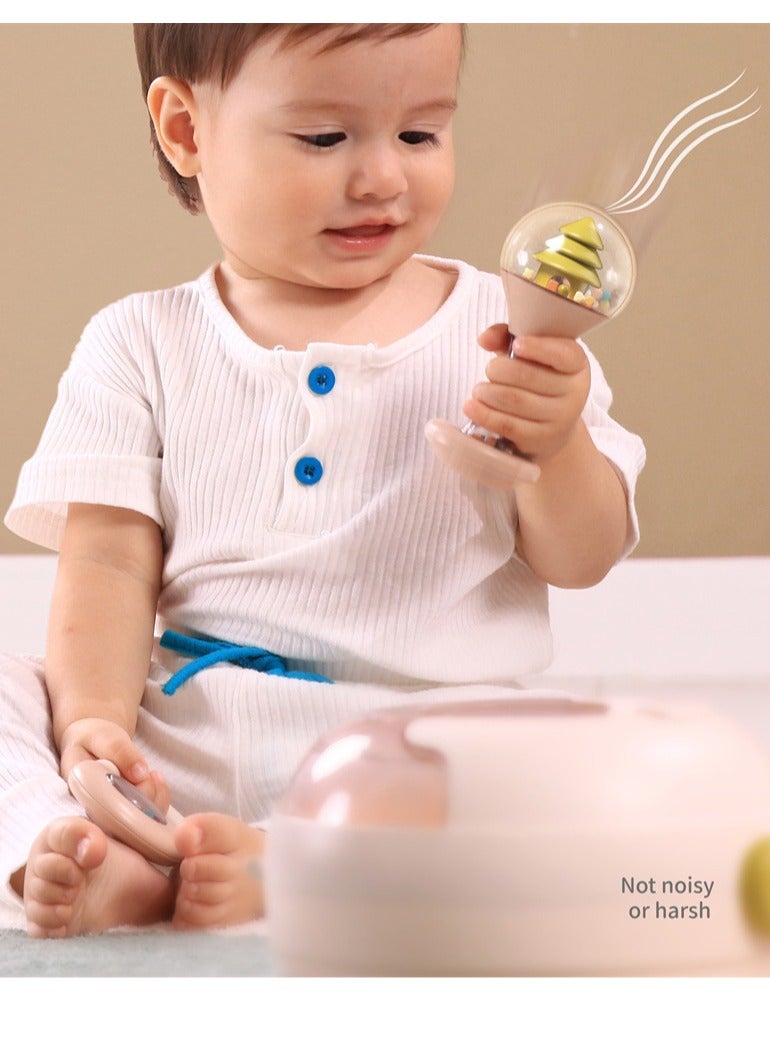 MIXDE 11-Piece Baby Teething Toy Set, Grip Training Sensory Toy Set,Food Grade Silicone Material, Early Education Toy Set  - Image 4