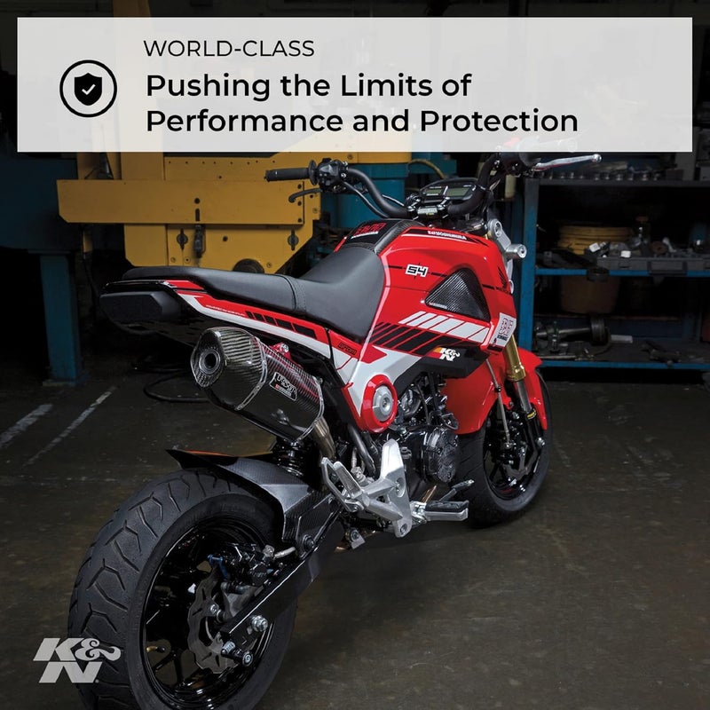 K&N HA-0502 High-Flow Motorcycle Air Filter - Image 2