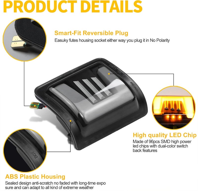 autboom Switchback Side Mirror Turn Signal & Running Light - Image 4