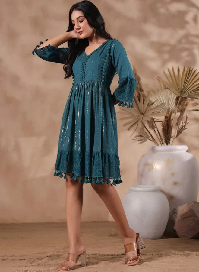 ISHIN Empire Waist Dress