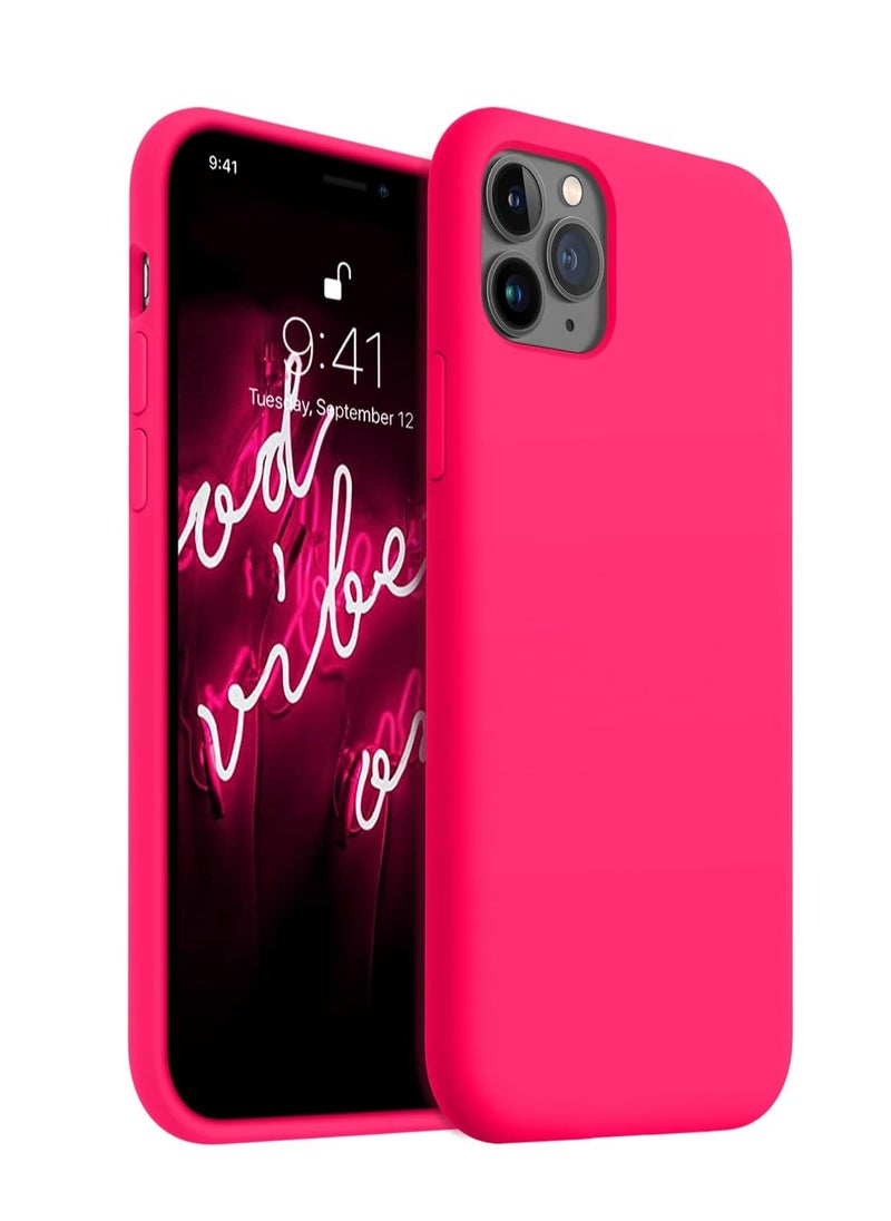 Generic - Silicone Case Compatible with iPhone 11 Pro Case 5.8 Inch, Soft Ultra Slim Protective Shockproof Liquid Silicone Phone Case with Anti-Scratch Microfiber Lining - Image 1