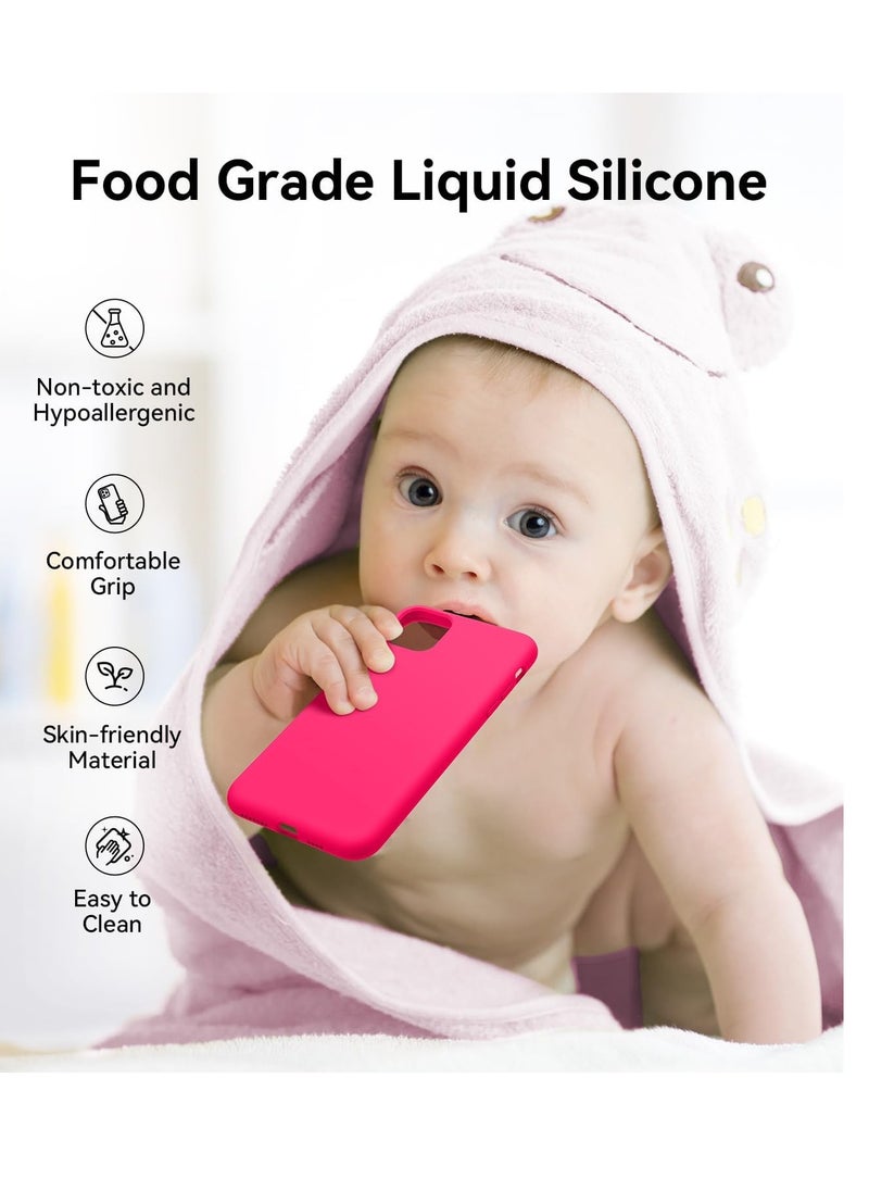 Generic - Silicone Case Compatible with iPhone 11 Pro Case 5.8 Inch, Soft Ultra Slim Protective Shockproof Liquid Silicone Phone Case with Anti-Scratch Microfiber Lining - Image 1