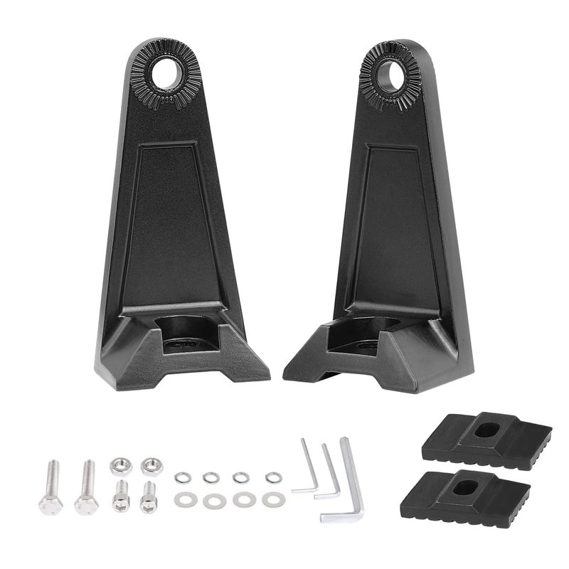 Side Brackets AKD Part Light Bar Mounting Brackets Kit Universal Side Mount Offroad Truck LED Bar Mounts 2 Pack