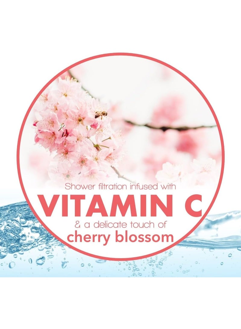 Be-Vita Be-Vita Korean Vitamin Shower Filter - Anti Hair Loss - Prevents Dry Skin - Chlorine Removal - Rust Removal - Relaxing Aromatherapy - Non-Toxic (Cherry Blossom)  - Image 2