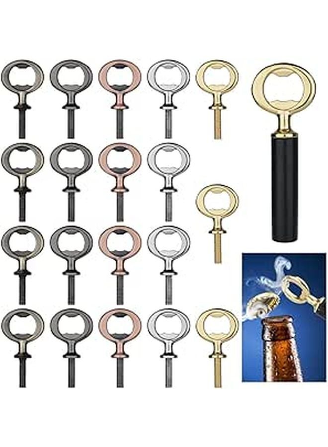 Zinc Alloy 20 Piece Metal Bottle Opener Set For DIY Projects - Image 1