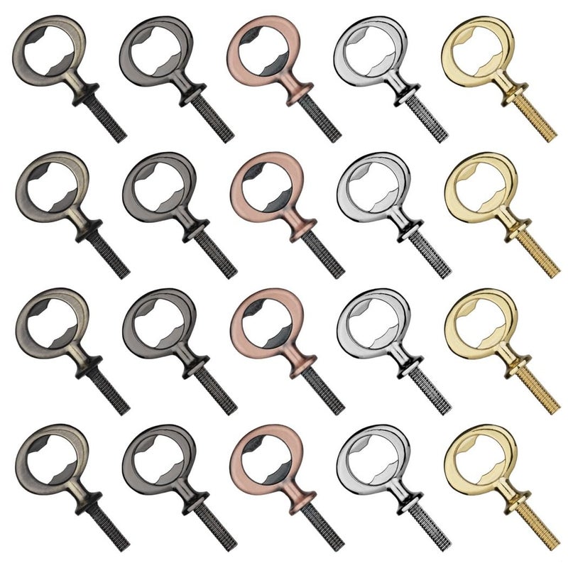 Zinc Alloy 20 Piece Metal Bottle Opener Set For DIY Projects - Image 4